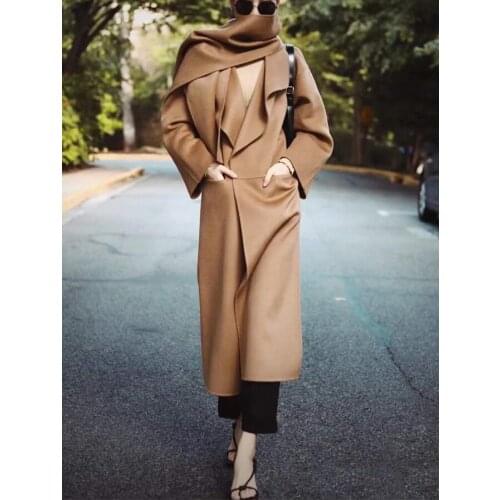 ZHUOLIN Women's Cashmere Coats