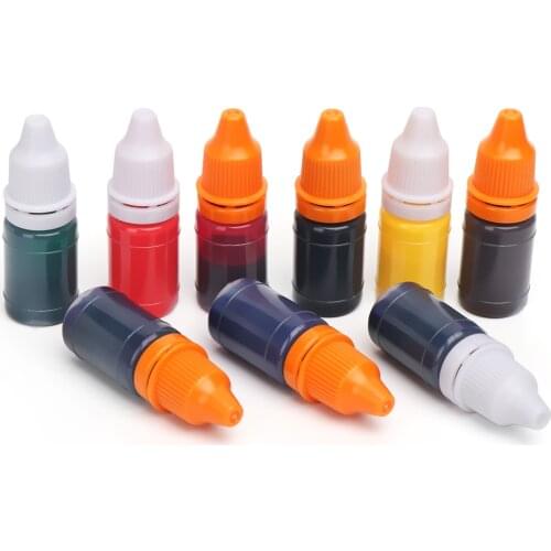 1Pcs DIY Fast Drying Inkpad Flash Refill Stamping Ink Inking Photosensitive Custom Clear Stamp Oil for Office School Make Seal