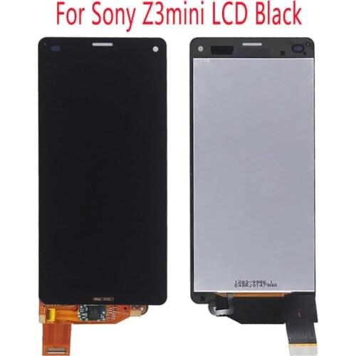 100% Tested LCD For Sony Xperia Z3 Compact Mini M55W D5833 D5803 Display Touch Screen Digitizer Assembly+Front and Back Tapes