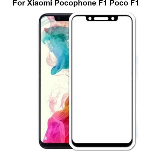 2PCS Ultra-Thin screen protector Tempered Glass For Xiaomi Pocophone F1 Poco F1 F 1 full Screen protective