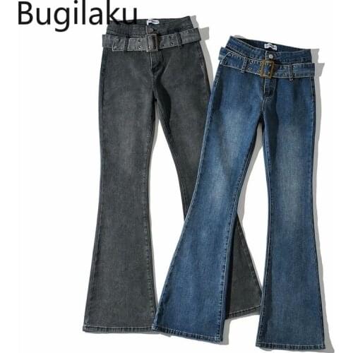 Женские джинсы клеш Bugilaku China At AliExpress