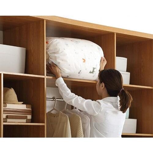 Reusable Damp Dust Proof Large Capacity Drawstring Bag Fashion Home And Travel Clothes Toy Blankets Quilt Storage Organize Bags