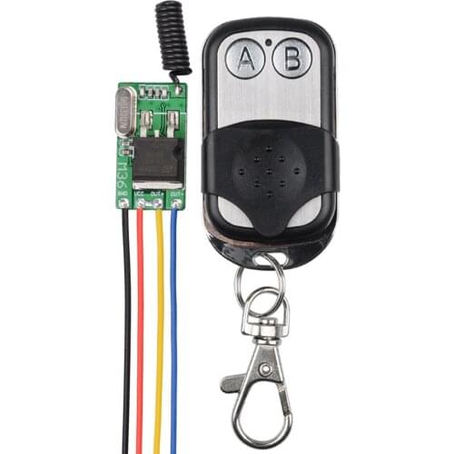 DC6V-36V Wide Voltage RF Remote Switch Car Bus Motorcycle Truck Storage battery Light Lamp LED Mini Wireless Switch