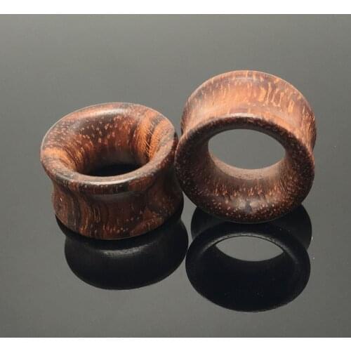Wood Plugs and Tunnels Ear Expander Plug Natural Wooden Gauges Ear Gauges 6mm-20mm Solid Hollow Body Piercing Jewelry