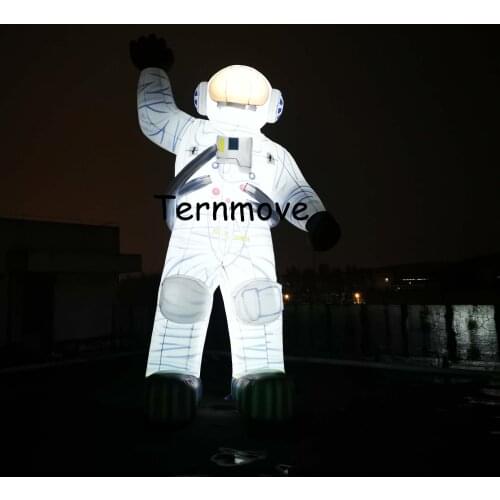 Giant large outdoor advertising event led inflatable astronaut replica,inflatable space man cartoon model with light