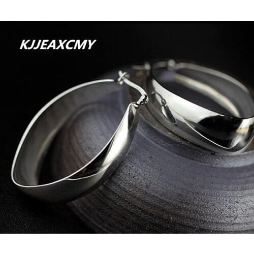 KJJEAXCMY new listing ladies temperament type V are all-match and exaggerated S925 Silver Earrings