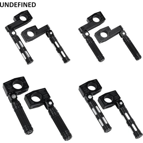 Motorcycle Highway Pegs 1" 25mm Engine Crash Bar Guard Clamp Mount for Harley Touring Road Electra Street Glide King XL 883 1200