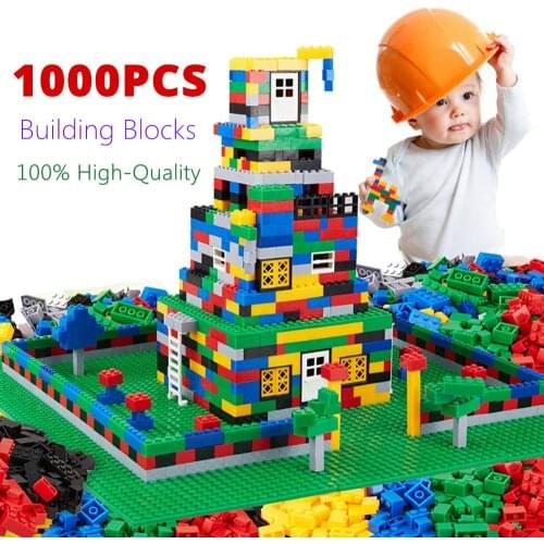 Original Quality 1000Pcs Building Blocks Compatible with Classic DIY Bricks Door & Window Blocks Toys for Children brinquedos