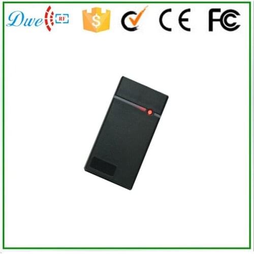 DWE CC RF 5pcs/lot smallest case Waterproof 125khz EM-ID weigand 26 proximity door access control rfid card reader