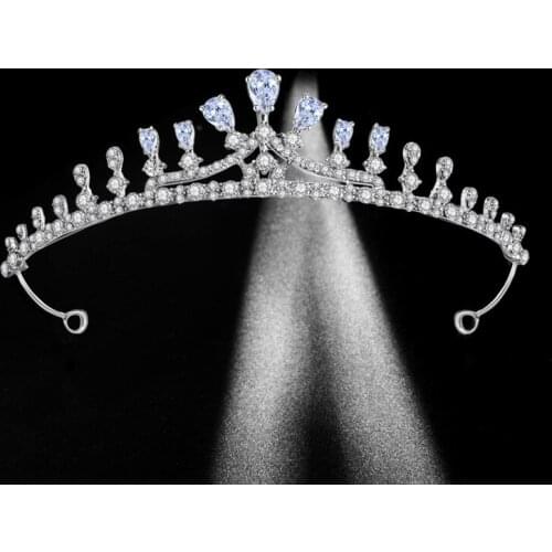 Luxury Crystal Bridal Tiaras Crown Women Princess Party Baroque Pageant Diadem Rhinestone Girl Jewelry Wedding Hair Accessories