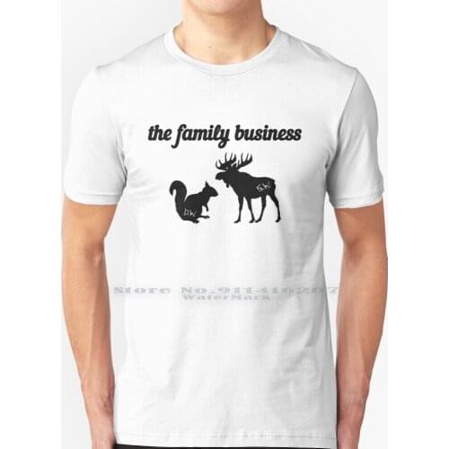The Family Business V2 - Black T Shirt 100% Pure Cotton Lexicolor Sam And Dean Winchester Squirrel Moose The Family Business