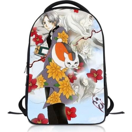 Anime Natsume yuujinchou Students Backpack School Bag Children Cartoon Knapsack Boys Girls Rucksack Kids Bookbag Satchel