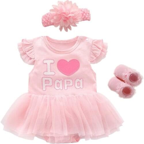 1 Year Old Baby Girl Party Dress Newborn Baby Girl Dresses &Clothes Summer Set Pink Princess 0 to 3 6 9 Months Roupa Bebe Dress