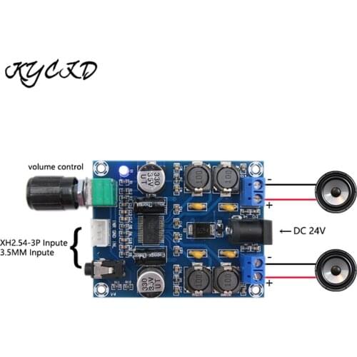 XH-M312 TPA3118D2 Amplifier Board 45W*2 2.0 Channel Stereo Audio Sound AMP 3.5MM AUX Jack/3Pin Input Volume Control For Speaker