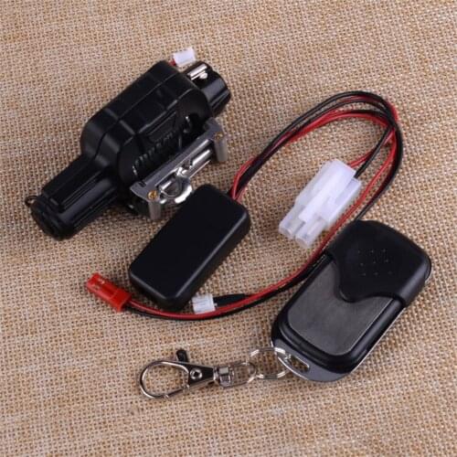 Female Plug Automatic Crawler Car Winch Traction Control Fit For RC 1/10 Traxxas TRX-4 Axial SCX10 D90 D110 TF2 TRX4 KM2 RC Car