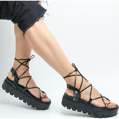 2021 Women Summer Sexy Wedge Platform Sandals Female Casual INS Heel Shoes Cross Straps Shoes Ladies Fashion Outdoor Footwear