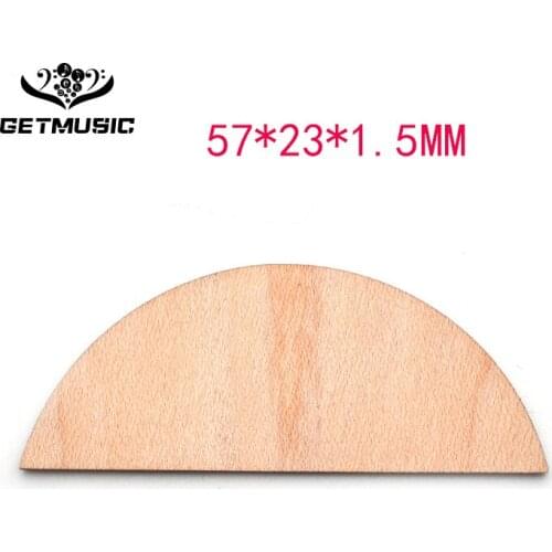 1pcs Semicircle Shape Maple Acoustic Guitar Neck End Heel Cover Guitar Heel Cover Plate Shell for Guitar Luthier Material