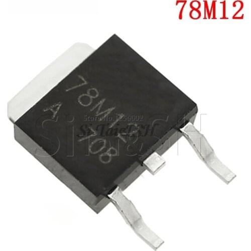 20PCS 78M12 TO-252 L78M12CDT TO252 L78M12 TO-252-2(DPAK) 12V voltage regulator new and original