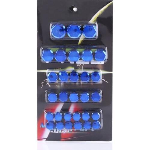 30 pcs Motorcycle rustproof Screw Nut Bolt Cap Cover Decoration Universal fit for most motorcycles electric motorcycles scooters
