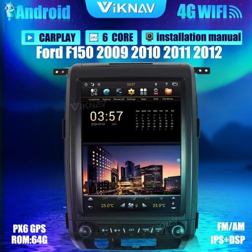12.1 INCH Android Car Radio DVD Multimedia Player For Ford F150 2009-2012 Car GPS navigation Stereo Recorder Head Unit