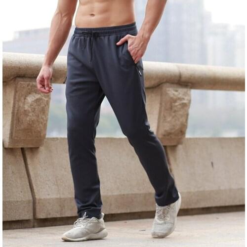 Men Trousers Quick Dry Slim Long Pants Running Basketball Football Sweatpants Elastic Tights Gym Fitness Workout Male Jogger