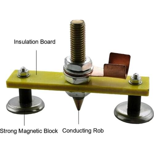 Ground Clamp Holder Rare Earth Switchable Magnet Welding Holder Tools Magnetic Welding Ground Clamp Small Magnetic Welding