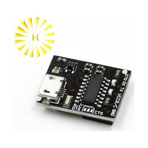 For WEMOS CH340G Breakout 5V 3.3V USB to serial module switch for arduino downloader pro mini Connector