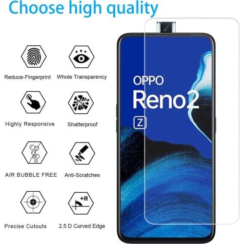 Screen Protector for OPPO Reno4 5G Reno3 Pro Film Cell Phone 9H Hard Glass Tempered Glass for OPPO Reno2 F Reno Ace A Z