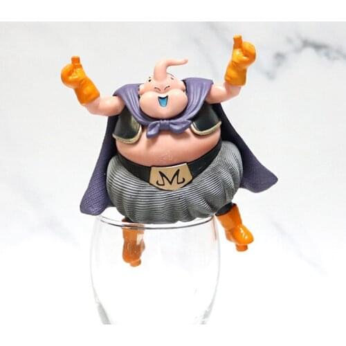 Bandai Dragon Ball Action Figure Majinbuu Ashtray Shape Tray Character Logo Boxed Model Storage Toy
