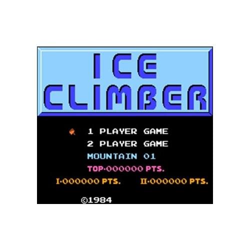 Ice Climber Region Free 60 Pin 8Bit Game Card For Subor Game Players