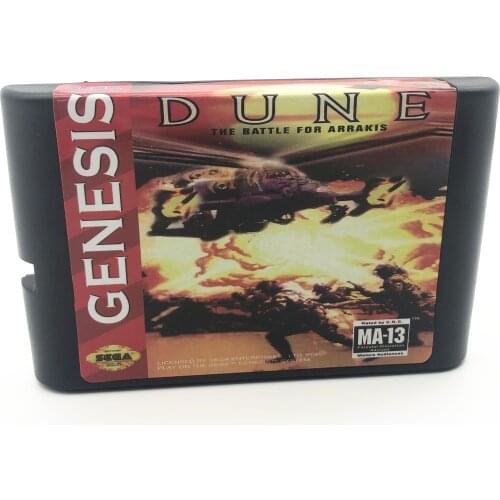 Dune The Battle For Arrakis 16 bit MD Game Card For Sega Mega Drive For Genesis