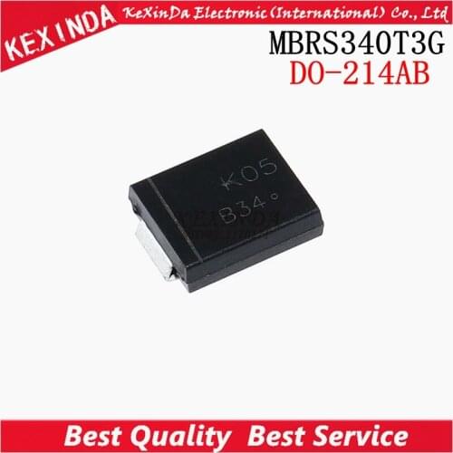 MBRS340T3G MBRS340 B34 340 SMC 100PCS/LOT Free Shipping