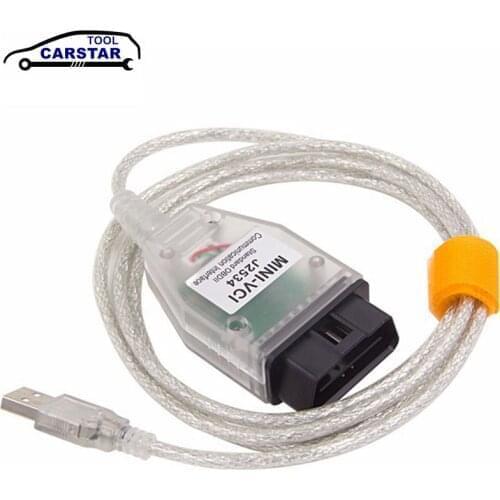 MINI VCI V16.00.017 Newest Techstream TIS Supports For Toyota J2534 Single Cable Diagnostic Tool MINI-VCI OBD2 Code Reader