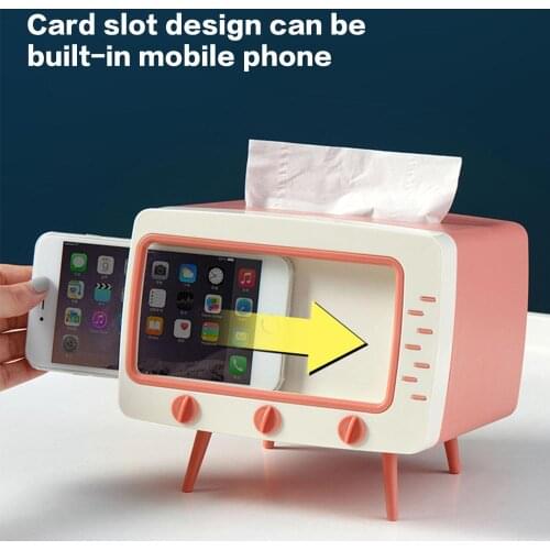 Multifunctional Tissue Box Creative Home Living Room Drawer Boxes Coffee Table Napkin Storage Case