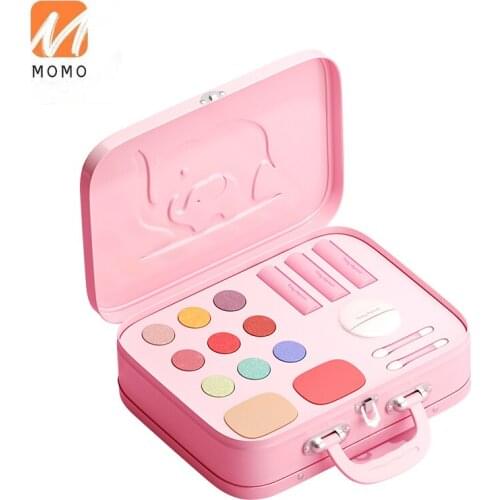 Childrens Cosmetics Set Gift Box Non-Toxic Cosmetic Case Makeup Girl
