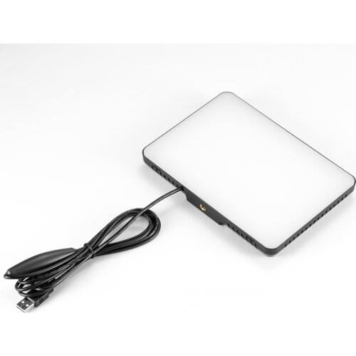 Desktop USB LED Video Light 66 LED Fill Light With 9pcs Color Filters for YouTube Product Portrait Tabletop Photography Lighting