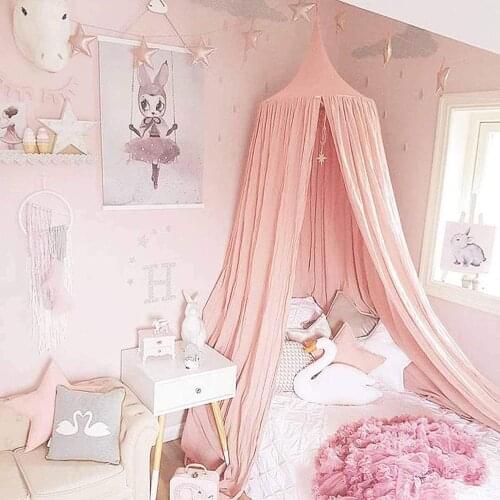 Hanging Kid Bedding Round Dome Bed Decoration Canopy Bedcover Mosquito Net Curtain Home Bed Crib Tent Hung Dome Romantic
