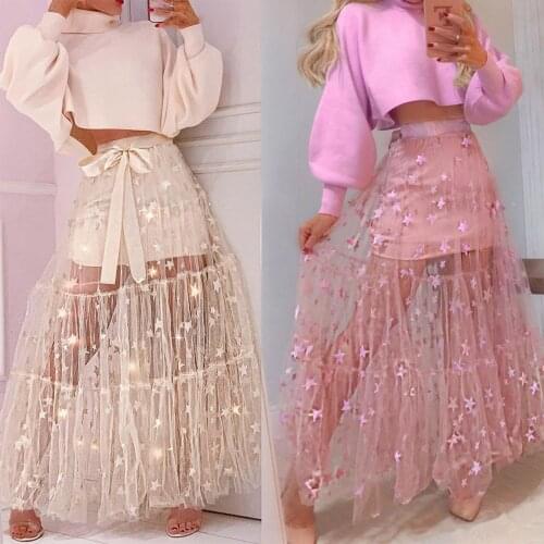 Patchwork pleated skirt high waist skirt womens half length A-line skirt youth girl series 2021 summer fashion new womens wear