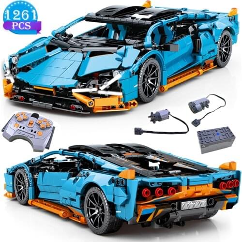 Famous Remote Control Racing Car Model Building Blocks Technical Expert MOC Assembly Bricks Boys Toys DIY Set Gifts for Friends