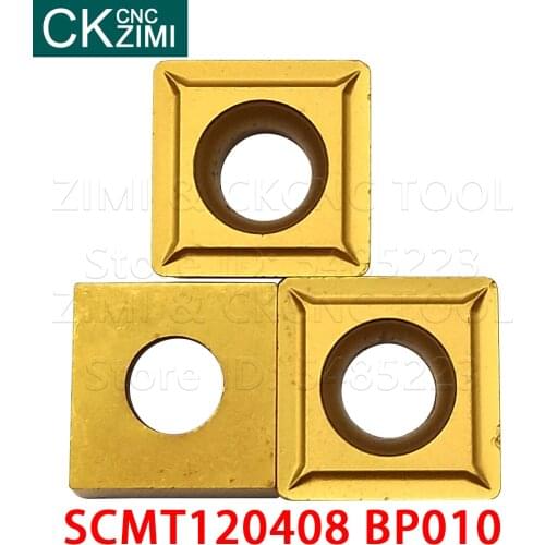 10pcs SCMT120408 BP010 SCMT432 Carbide Insert External Turning Insert Tools CNC Metal Lathe Tools SCMT for steel stainless steel