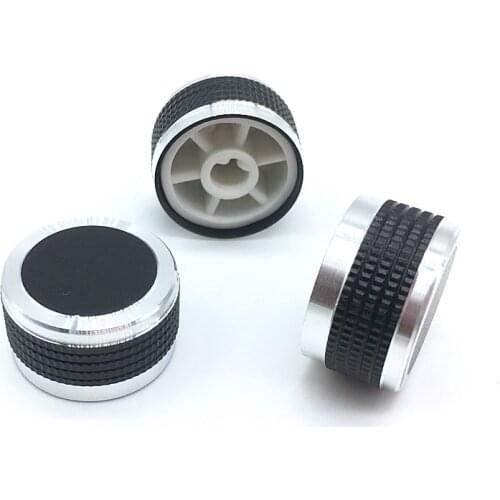 2pcs D Axis Plum Axis Car Volume Knob Power Aplifer Volume Knobs Potentimeter Switch Caps 23x13mm Plum Half Shaft