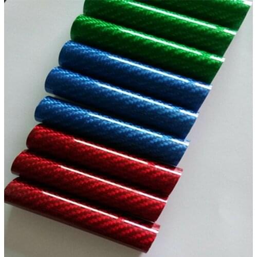 21mm(ID) *23mm(OD) *1000mm(L) colorful glossy carbon fiber tube