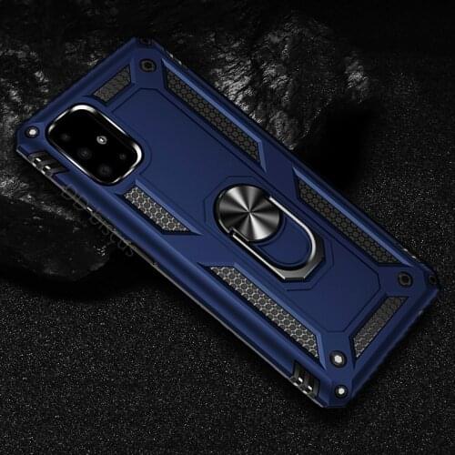 Armor Shockproof Case For Samsung Galaxy A21S A31 A01 A11 A10 A21 A51 A41 A71 A50 A30S M21 M31 S20 Plus Note 10 Lite Ring Car