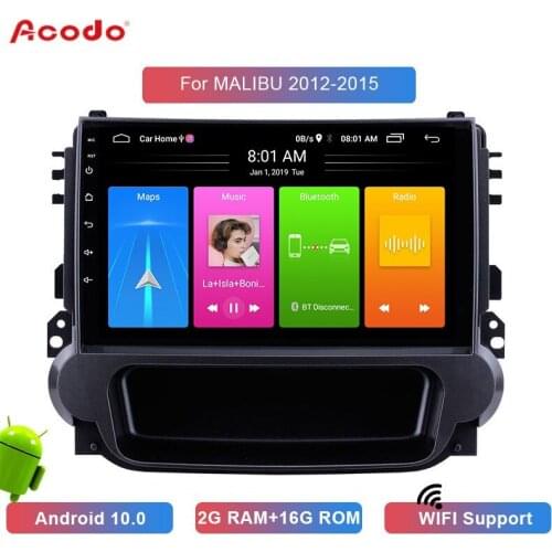 ACODO 2+16G Android 10.0 Car Radio Multimedia Player For Chevrolet MALIBU 2012-2015 Navigation GPS 2 din