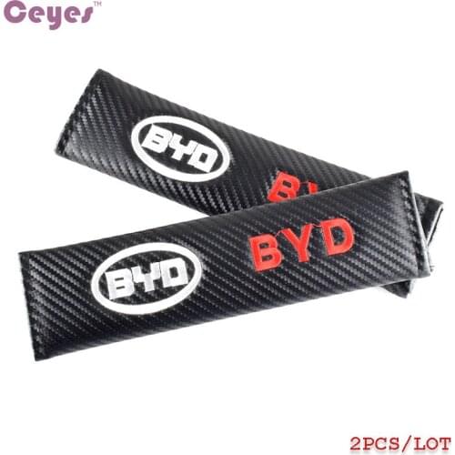 Ceyes Auto Car Styling Carbon Fiber Emblems Stickers Badge Case For BYD F3 F0 S6 S7 E5 E6 M6 G3 G5 Honda Accessories Car-Styling