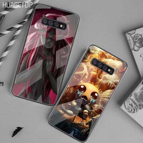 HUAGETOP The binding of isaac Afterbirth Cute Phone Case Tempered Glass For Samsung S20 Plus S7 S8 S9 S10 Plus Note 8 9 10 Plus