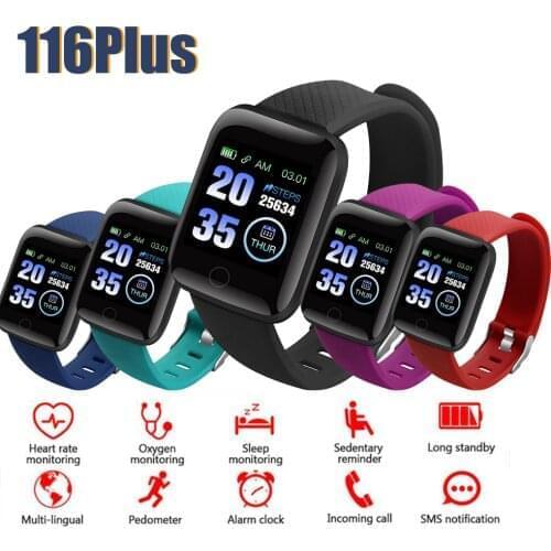 Smart Digital Watch for Men Women Children with Heart Rate Measurement Blood Pressure Monitoring Bluetooth Call Message Reminder