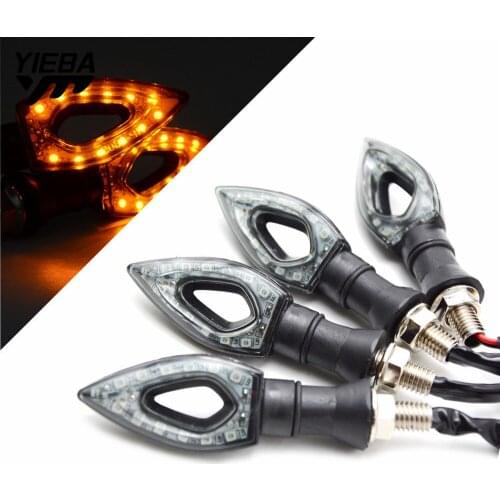 For BMW R1200RT R nine T R1200R G310R F800R K1200R 2pcs/1pair Universal 12V LED MotorcycleTurn Signal Indicators Light Lamp