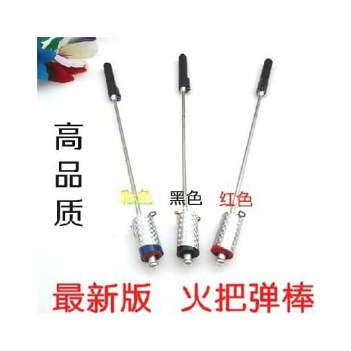 Flaming Torch to Cane (Auto-Ignition and Oil Anti-Volatilization) magic Trick,,props,close up ,magic accessories