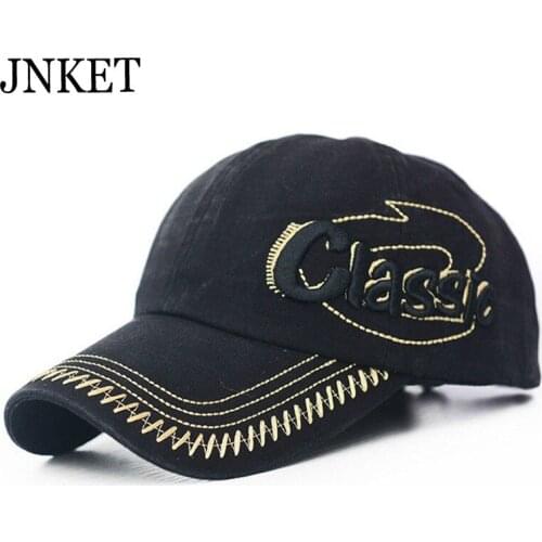 JNKET Spring and Autumn Mens Baseball Caps Classic Embroidery Women Sunhat Outdoor Sports Hat Imitation Old Denim